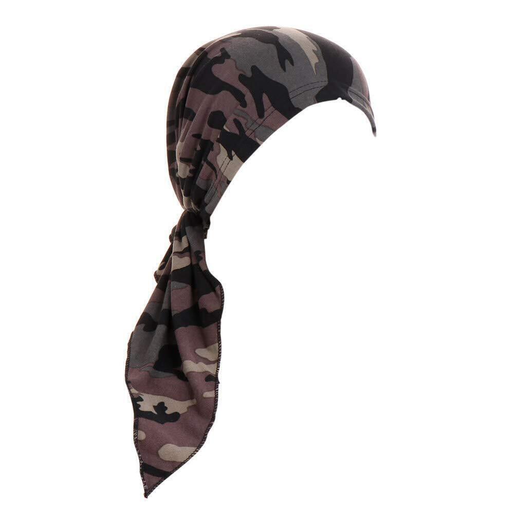 2288 Pre-Tied Bandana Turban Hat Chemo Cancer Headscarf Headwraps Headwear